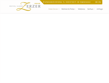 Tablet Screenshot of hotel-zerzer.at